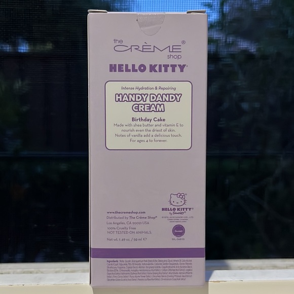 THE CREME SHOP HELLO KITTY BIRTHDAY CAKE HANDY CREAM WITH SHEA BUTTER LOTION - Picture 2 of 2